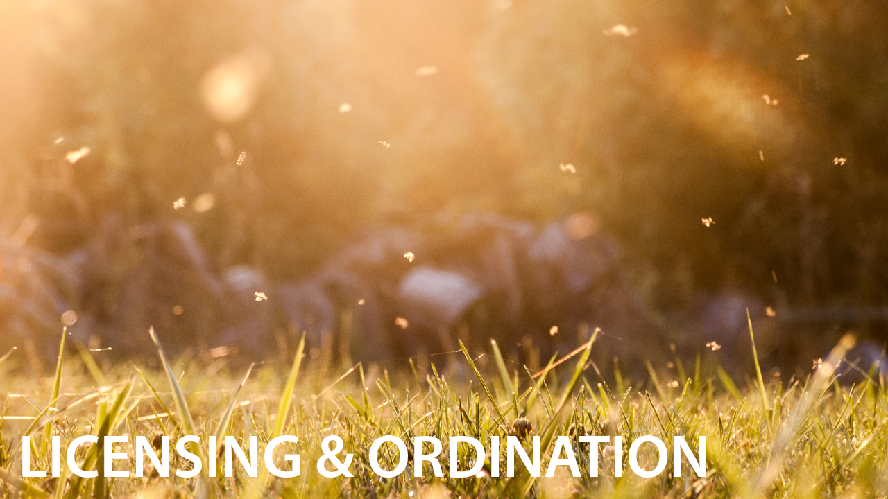 Licesning and Ordination
